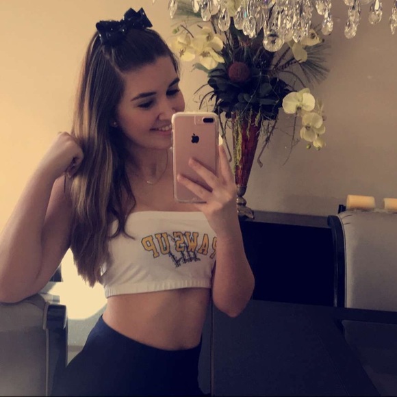 Paws Up White Bandeau - Picture 2 of 4